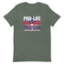 Pro-Life Pro-God Pro-Gun Short-sleeve unisex t-shirt - Mainstream Freedom